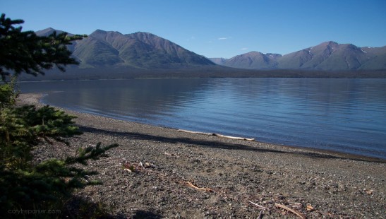 Mush Lake beach.