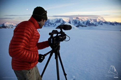 When not holding a paint brush, I am often reaching for the video camera to bring home the experience for my films.