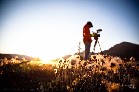 Setting up a timelapse.